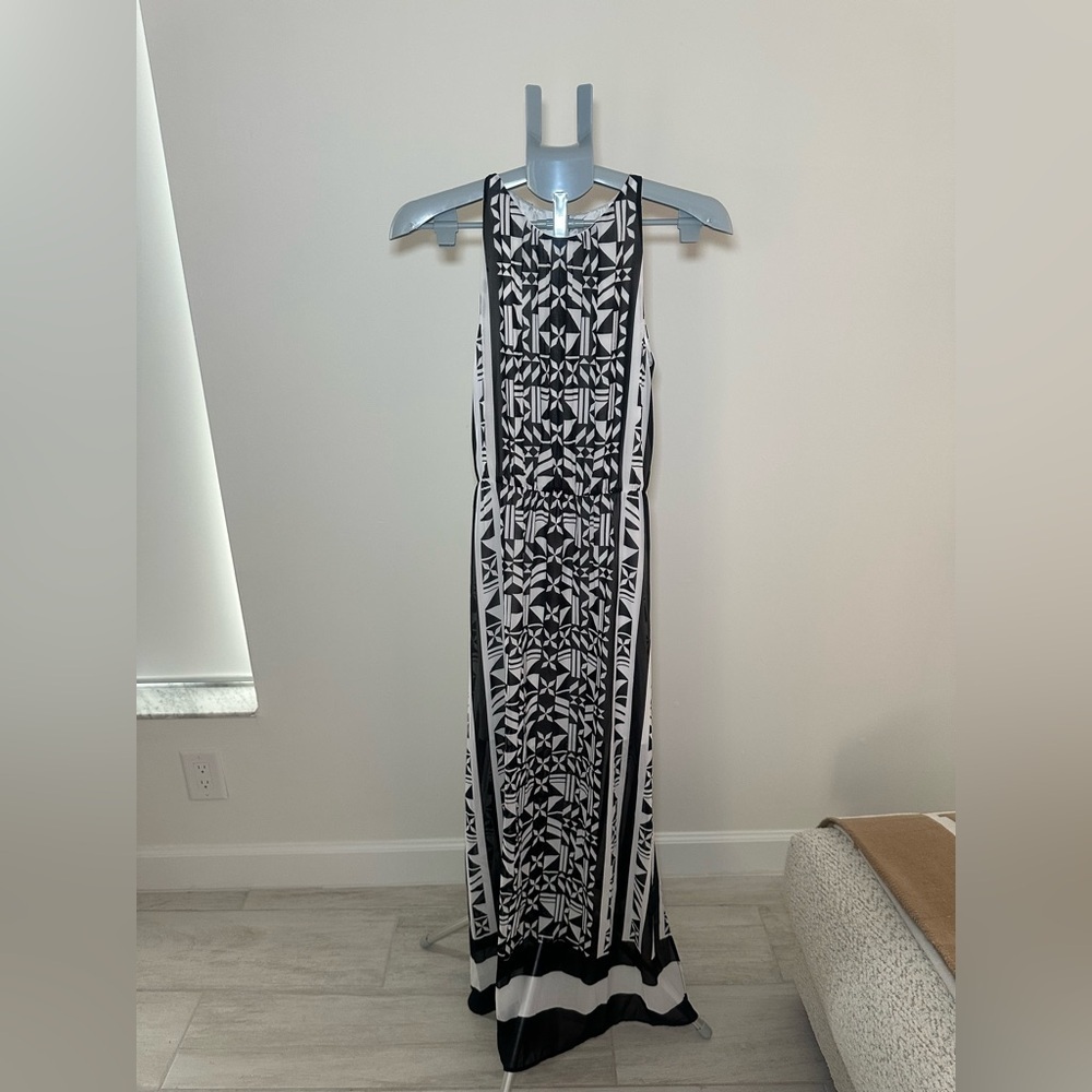 H&M Geometric Maxi Dress Women Size 4